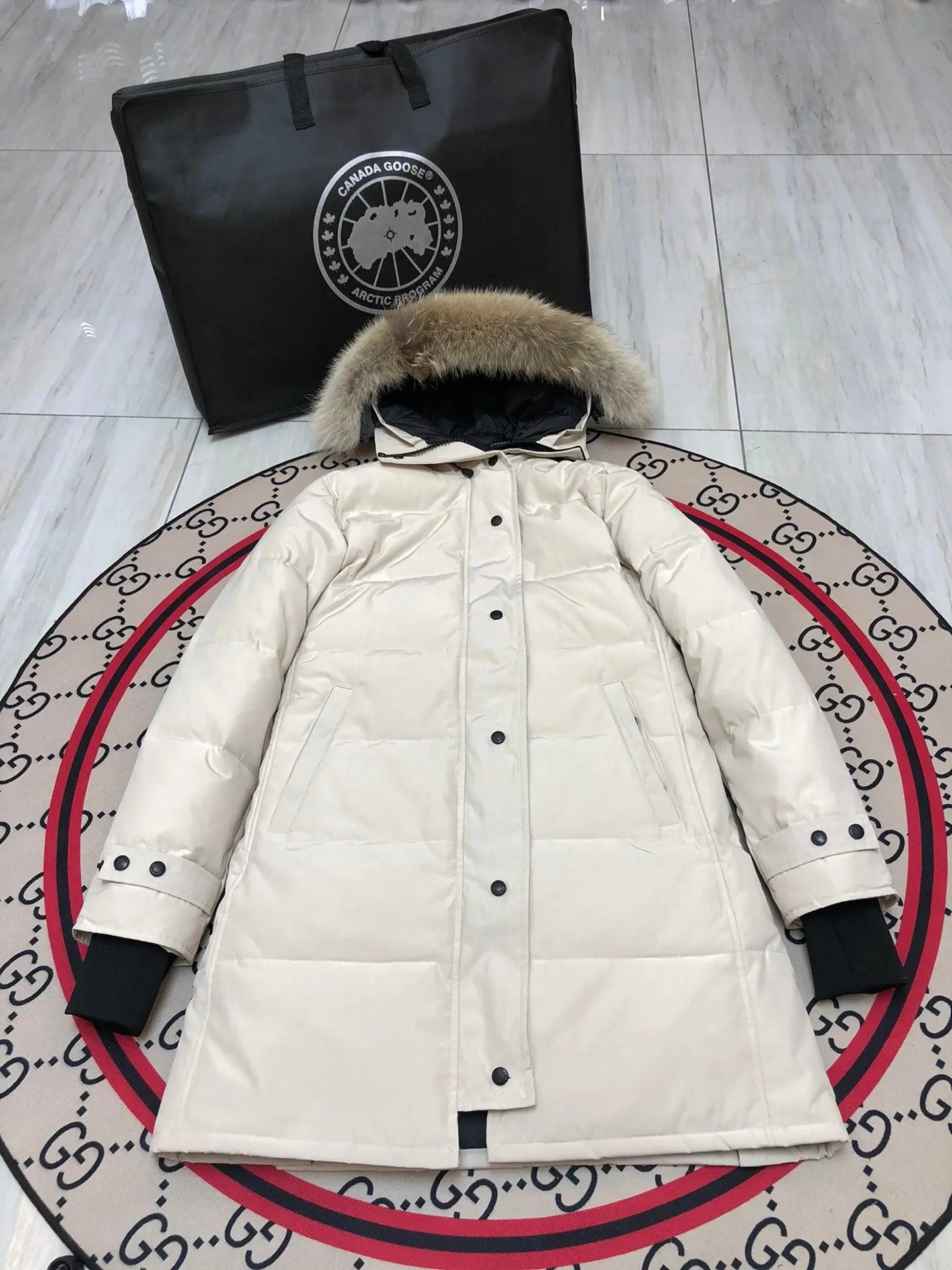 Canada Goose Artic women white jacket Canada Goose