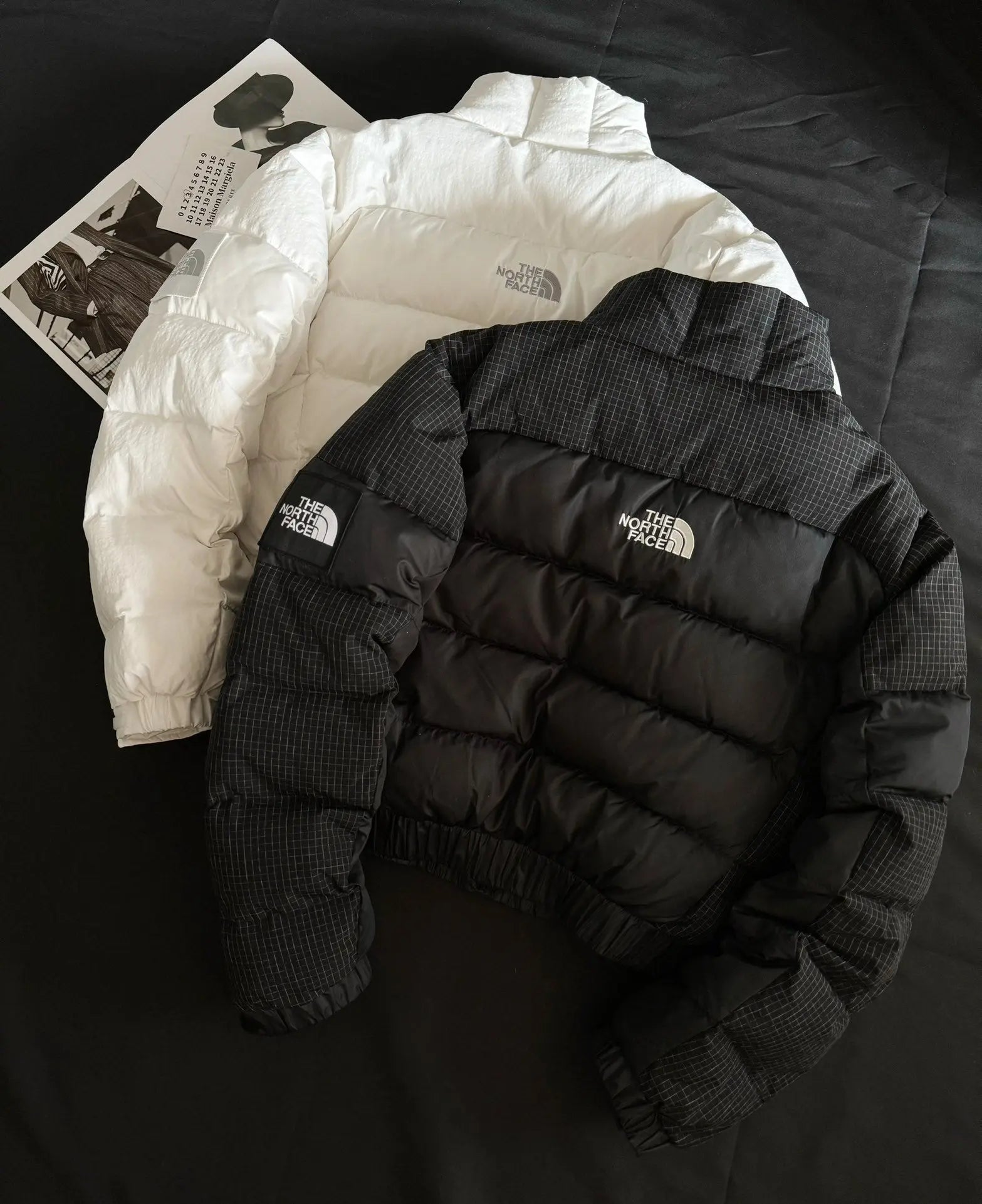 The north face black and white jackets TheNorthFace