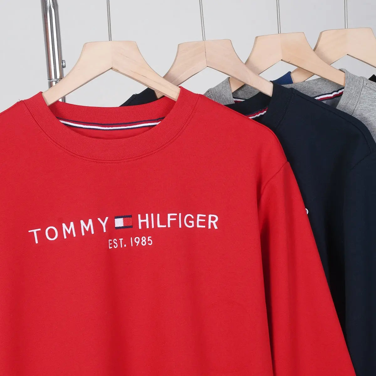 Tommy Hilfiger embroidery sweatshirt Tommy Hiliger